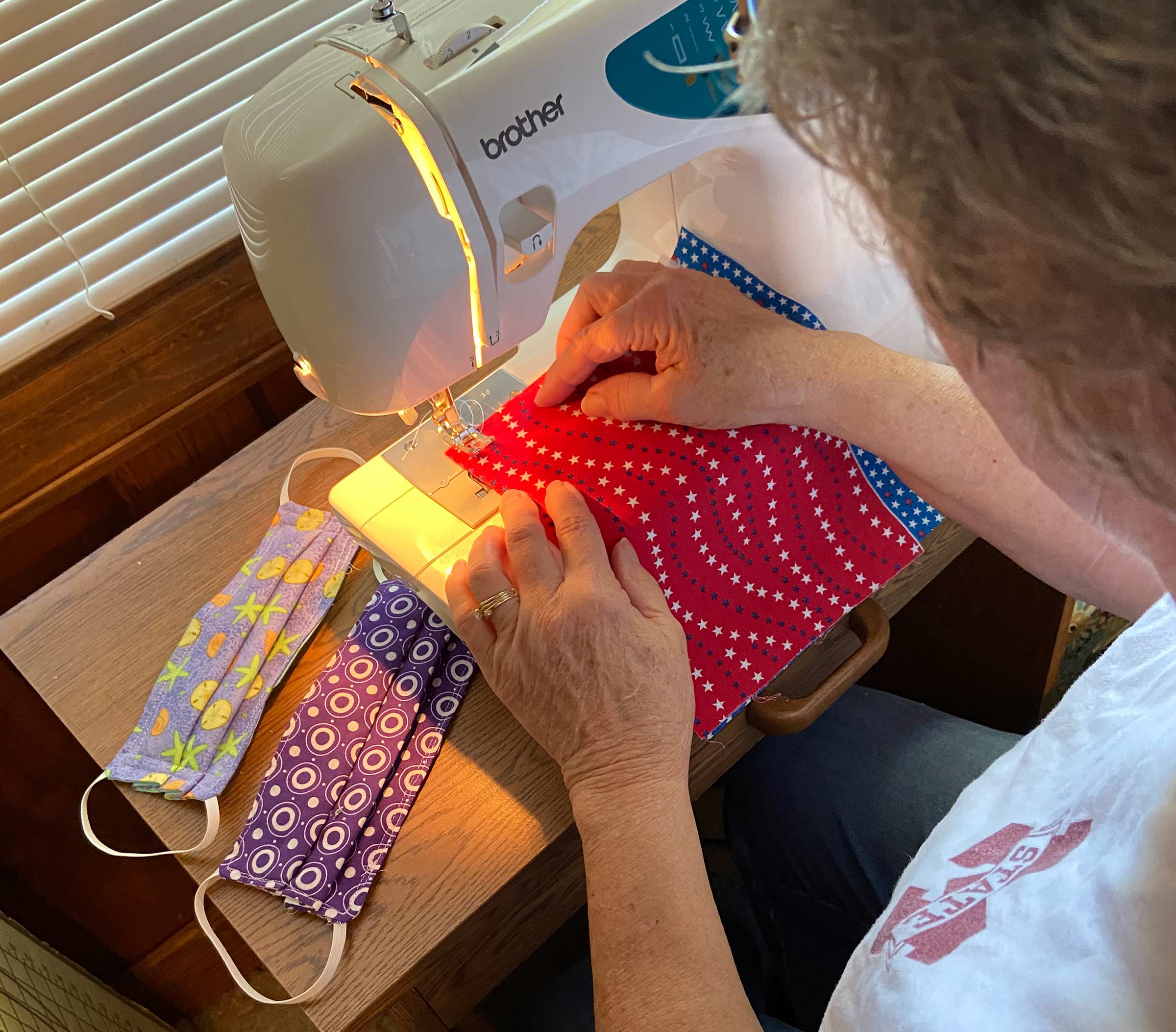 Sewing homemade medical masks