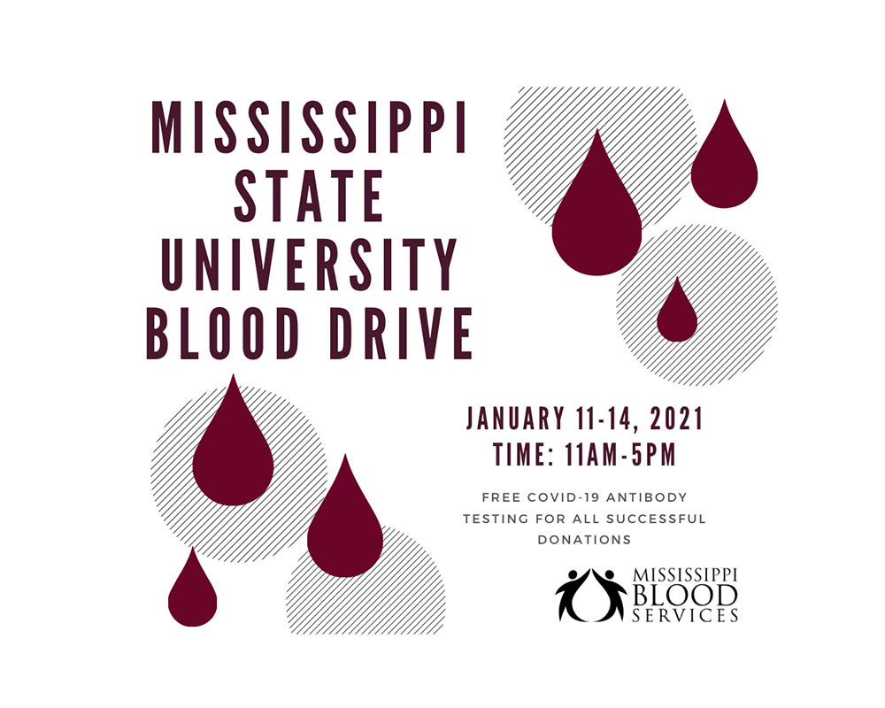Mississippi Blood Services holds MSU blood drive Jan. 1114