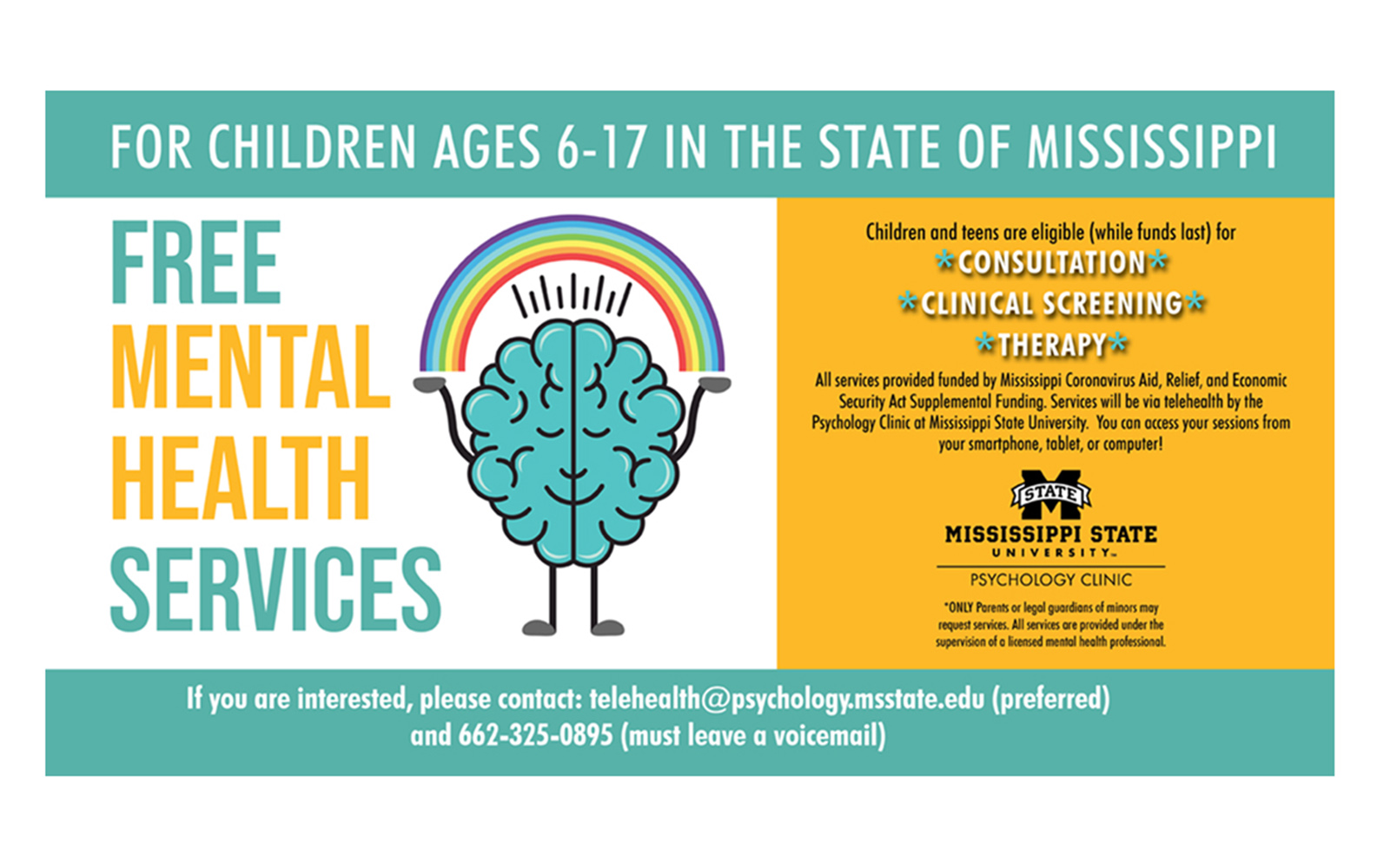 Msu Psychology Clinic Offers Free Mental Health Services For Youth Mississippi State University