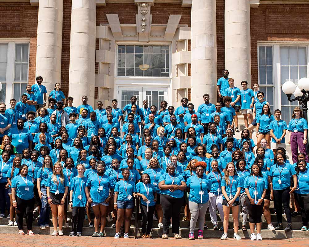 High school students in Advanced STEM Summer Preparatory Program at