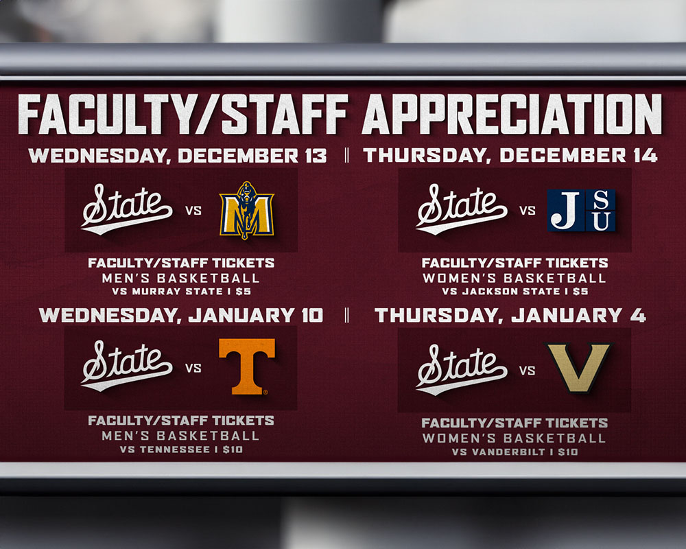multiple-faculty-staff-appreciation-nights-scheduled-for-dec-jan-mississippi-state-university