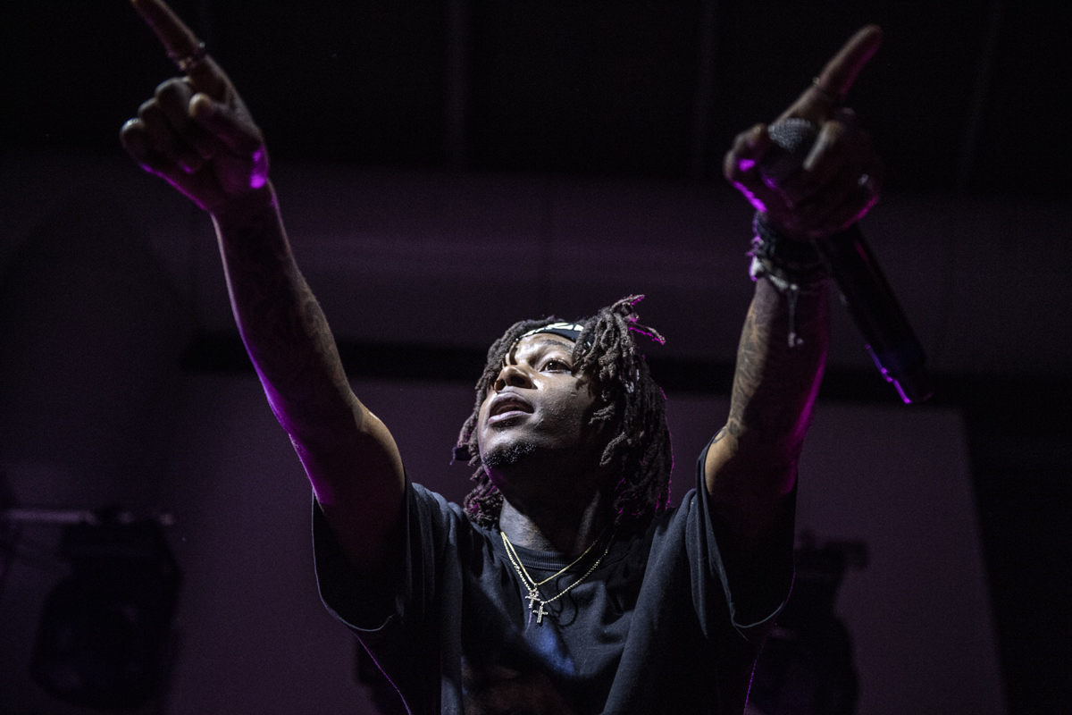 J.I.D. headlines in SA&amp;#039;s Wrap the Vote concert, encouraging students to vote in the Nov. 6 election.