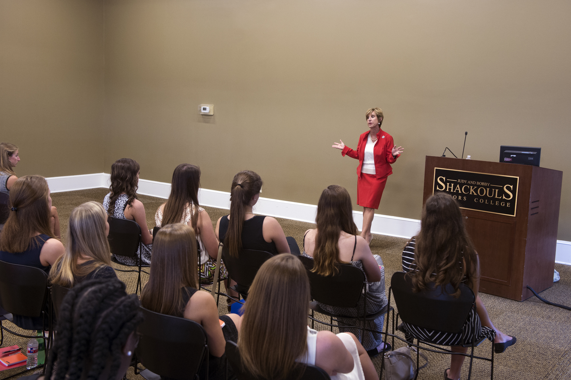 Dean Sharon Oswald of Mississippi State's College of Business is among speakers this week for the university's second Women Empowered Leadership Conference.