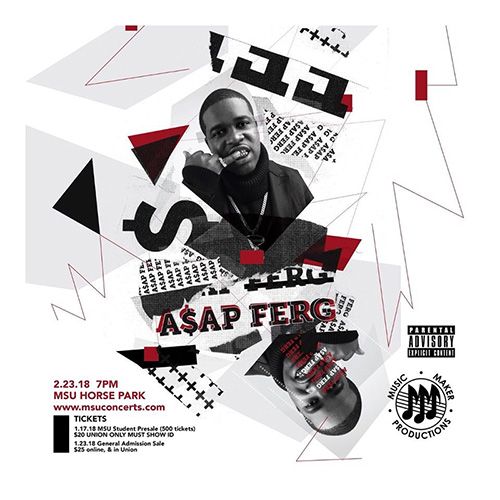 MSU Music Maker Productions will feature A$AP Ferg in concert Feb. 23 at the Mississippi Horse Park in Starkville. (Submitted photo)