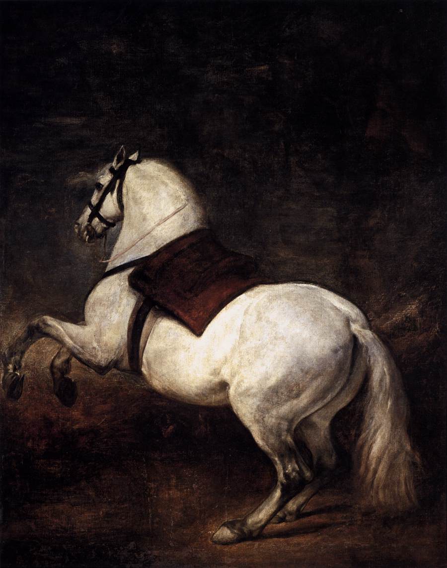 Among works Banner will discuss during her Monday [Sept. 21] presentation is “A White Horse, 1635, Diego Velázquez, Palacio Real, Spain—Oil on Canvas.”