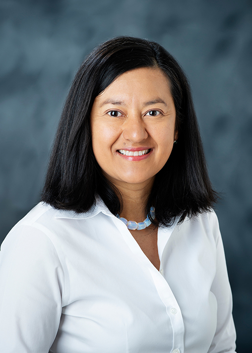 Studio portrait of Sandra Correa