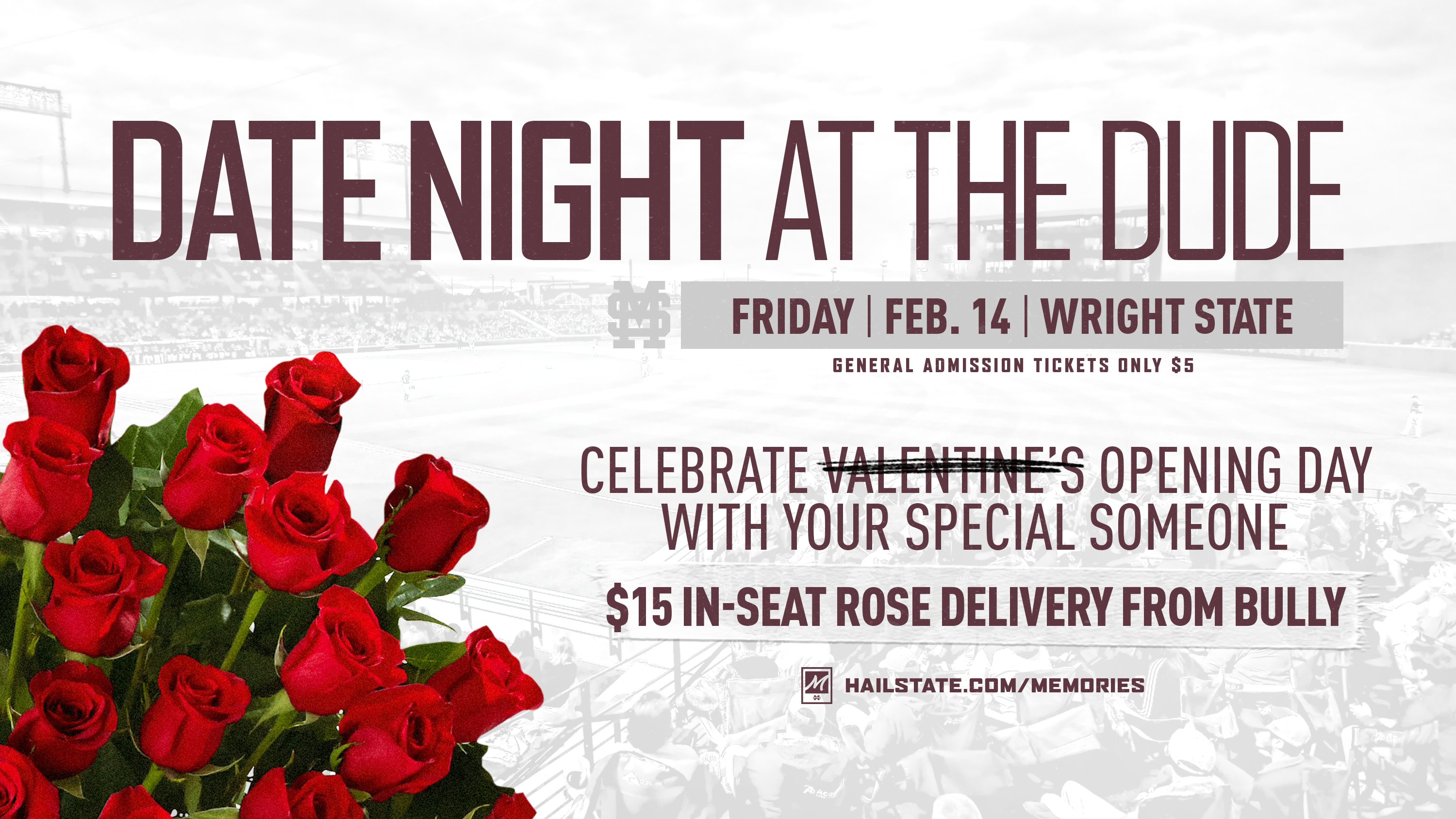 Promotional graphic for "Date Night at the Dude"