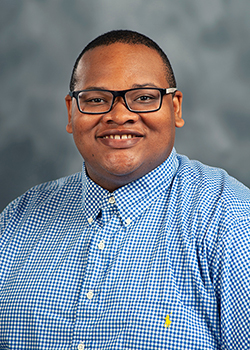 Studio portrait of Mark Jimerson