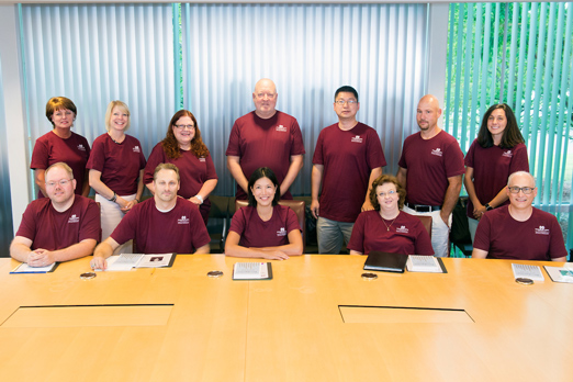 Members of the 2016-17 Benjamin F. Hilbun Faculty Leadership Program at Mississippi State met recently to kick off this year’s program. Class members are (seated, left to right) Andy Perkins, Edwin Webster, Alexandra Hui, Amy Crumpton and Jeffrey Eells, and (standing, second from left to right) Melissa Moore, Deborah Eakin, Jeffrey Haupt, Yong Fu and Darrin Dodds. Joining them are Teresa Gammill (back left) and Lynn Taylor (back right) of the Office of Research and Economic Development, which leads the program in conjunction with the Office of the Provost and Executive Vice President. (Photo by Megan Bean)