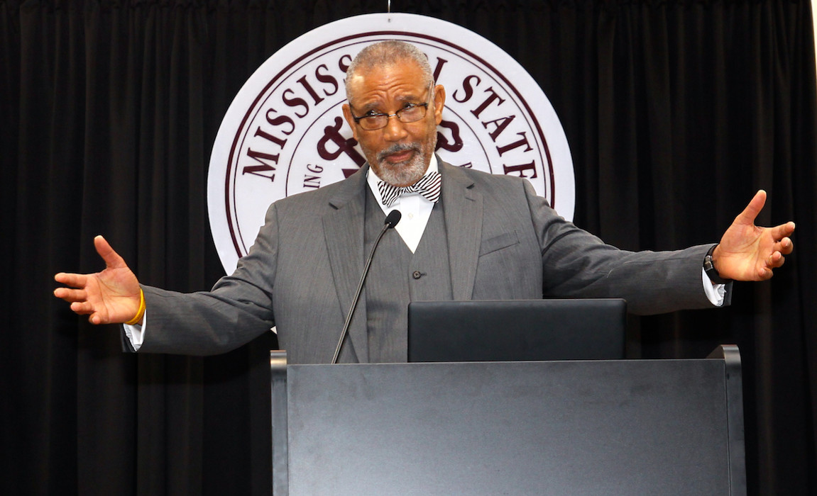 Mission Mississippi president Neddie Winters was the keynote speaker at Mississippi State’s 22nd annual Martin Luther King Jr. Day Unity Breakfast at The Mill at MSU Conference Center. Attended by more than 1,000, the event is also part of a day of service in Starkville and Oktibbeha County coordinated by Volunteer Starkville and the MSU Maroon Volunteer Center. 