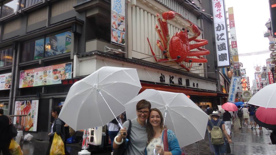 AnnaMaria Cornelia of Belgium and Emily Roush-Elliot of Mississippi State are pictured during a week in Japan as participants of The Outstanding Young Persons Program of Osaka’s Junior Chamber International organization. (submitted photo)