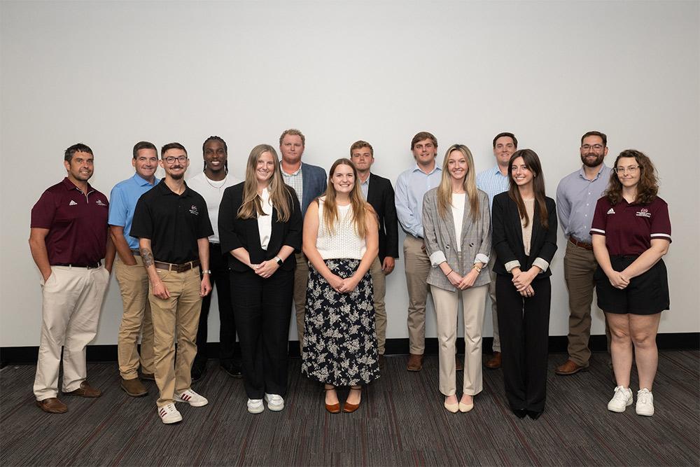 The honorable mention award for their “NEXUS” project are Team 1 members, pictured with sponsors