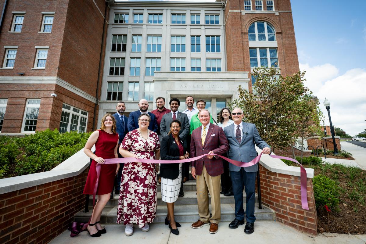 U-hall MSU, Luckyday leaders celebrate Azalea Hall ribbon cutting