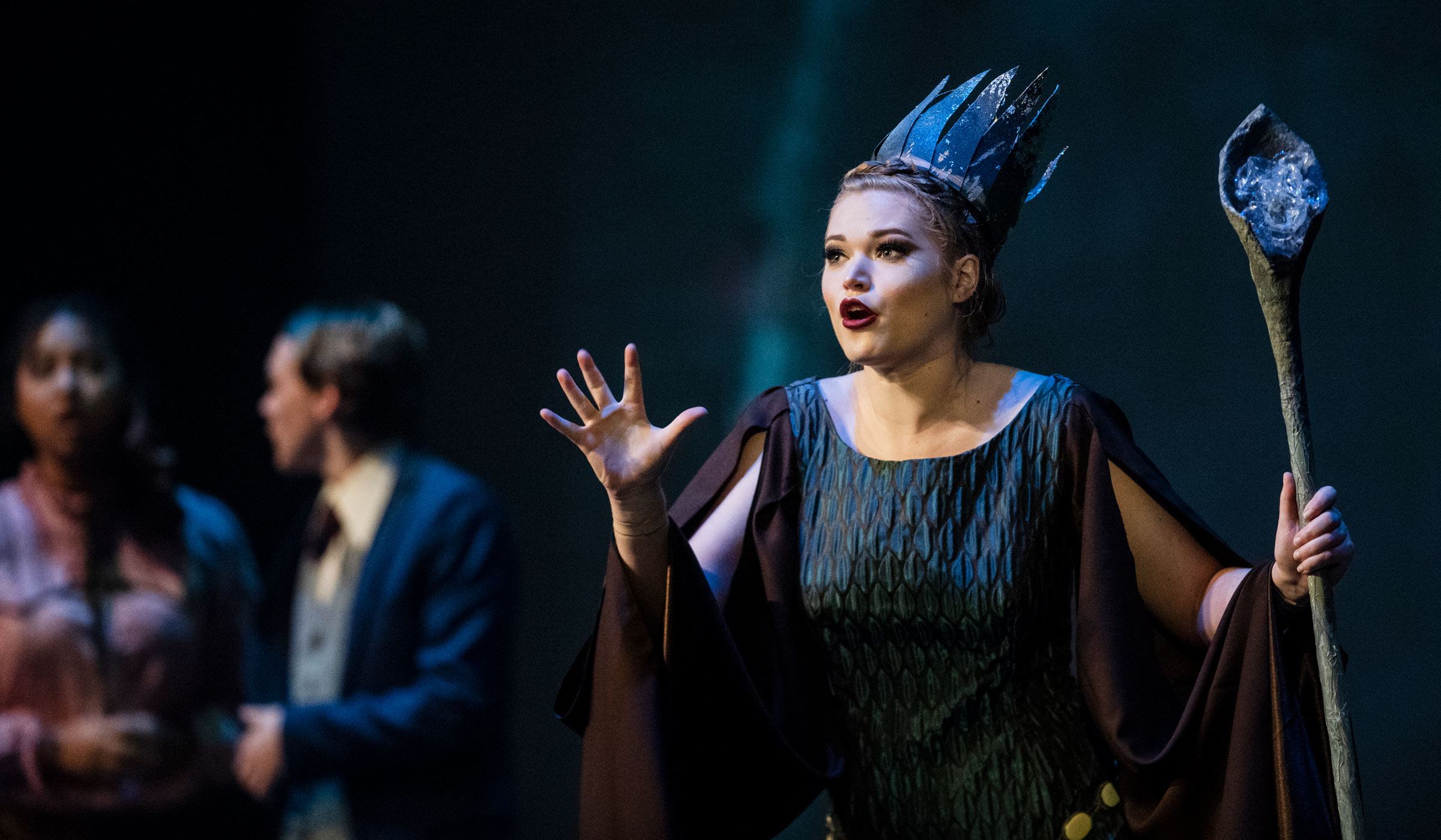 Sophomore special education major, Ashley Anderson stars in the new TheatreMSU production The Magician&#039;s Nephew as Queen Jadis.