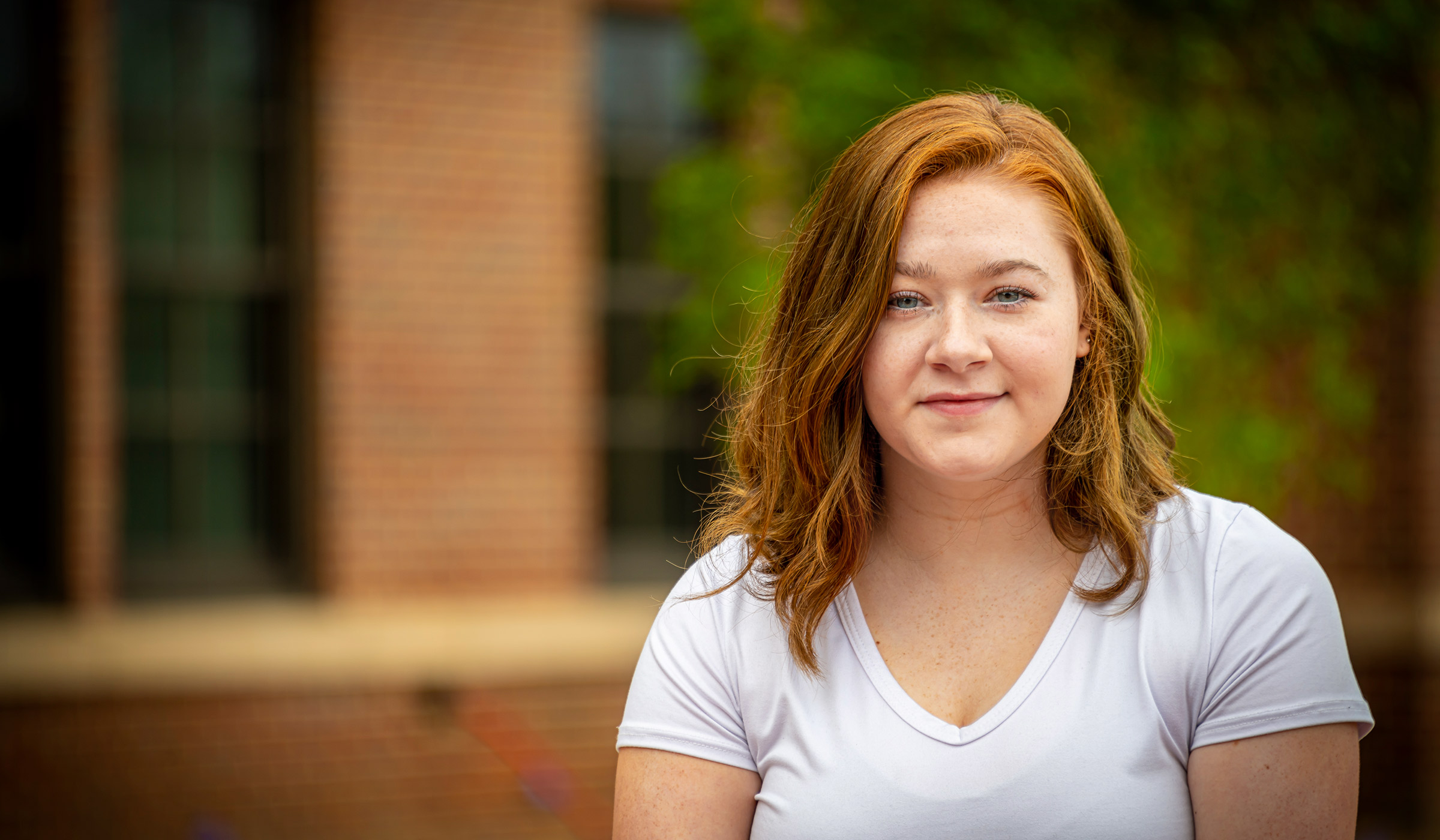 Alexis Dillender, pictured outside on the MSU campus.