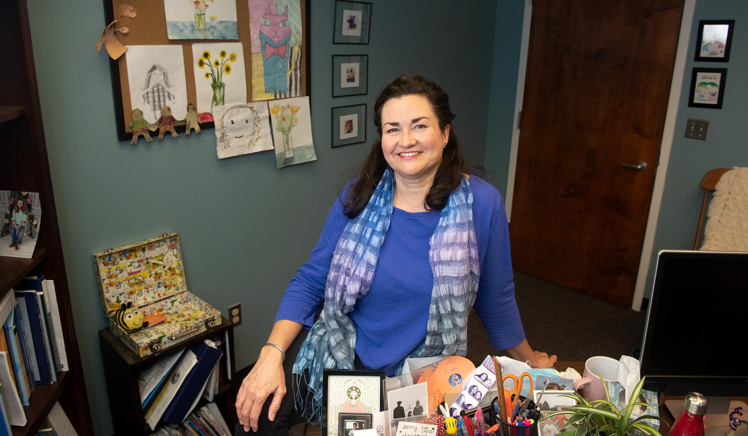 Lisa Long, pictured in her office. 