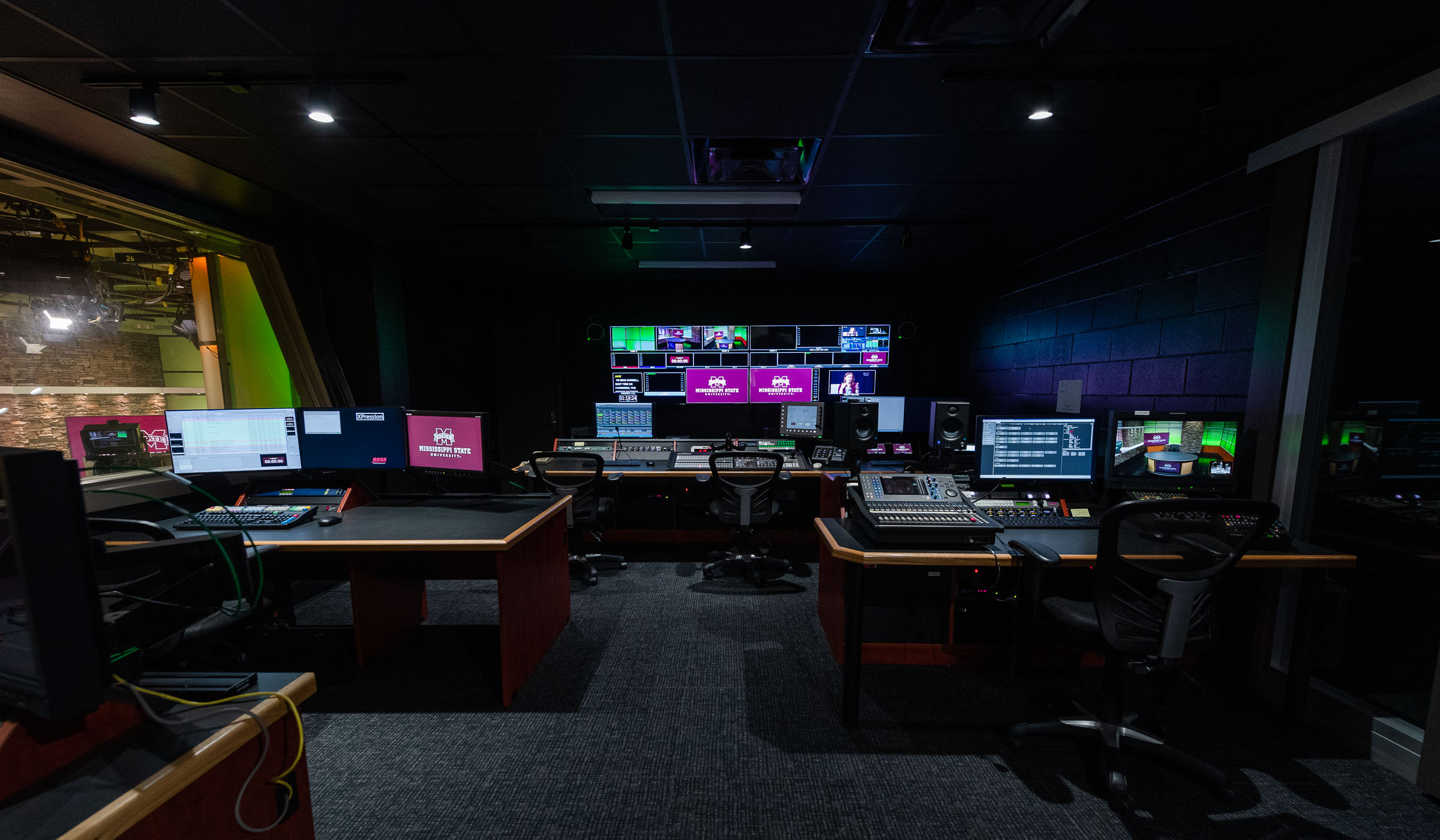 behind the scenes look of the TV Center Control Room