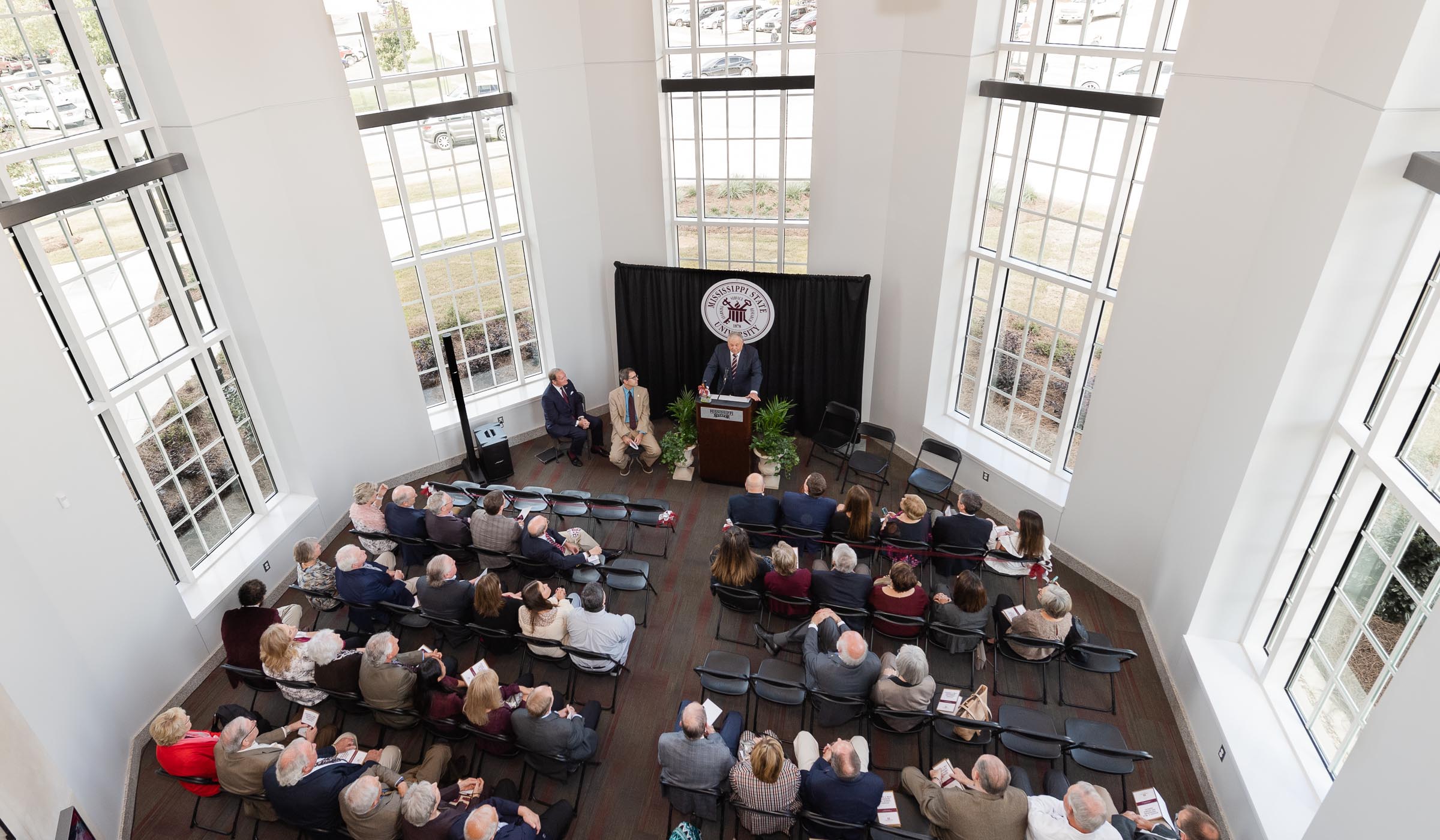 Richard Rula speaking at the RULA Ribbon Cutting