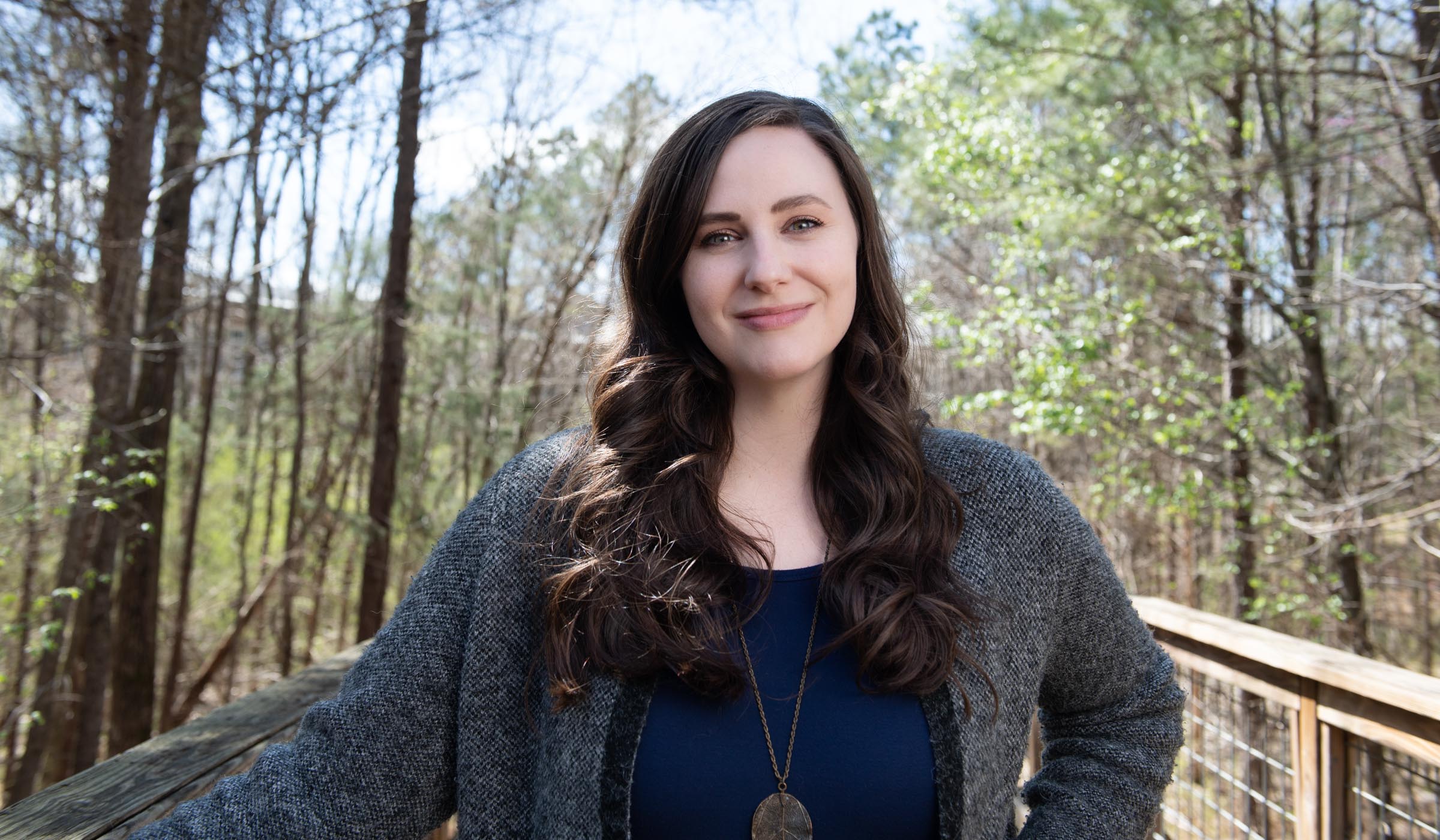 Environmental portrait of Melissa Hannis