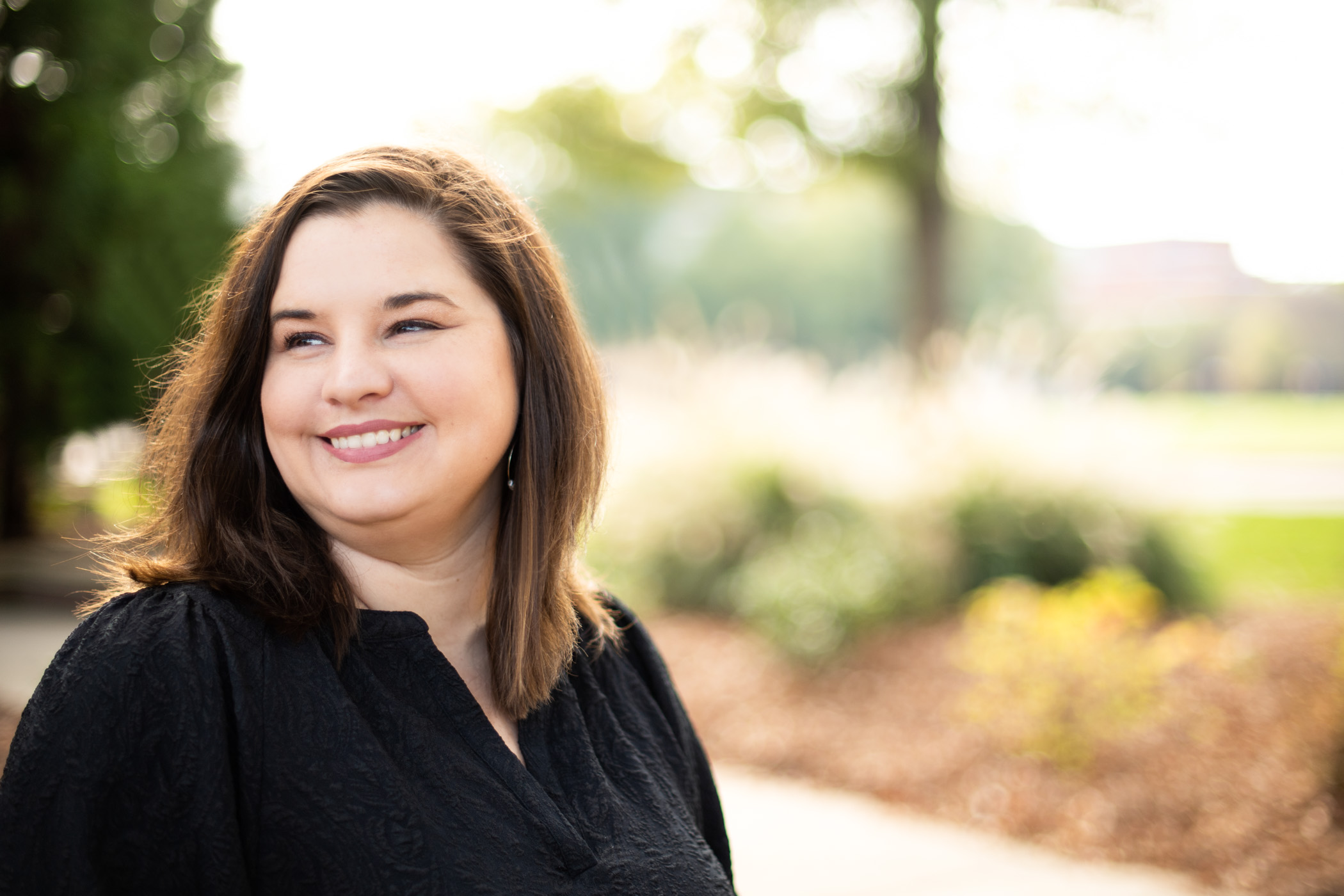 Kiley Forsythe, pictured outside on the MSU Campus