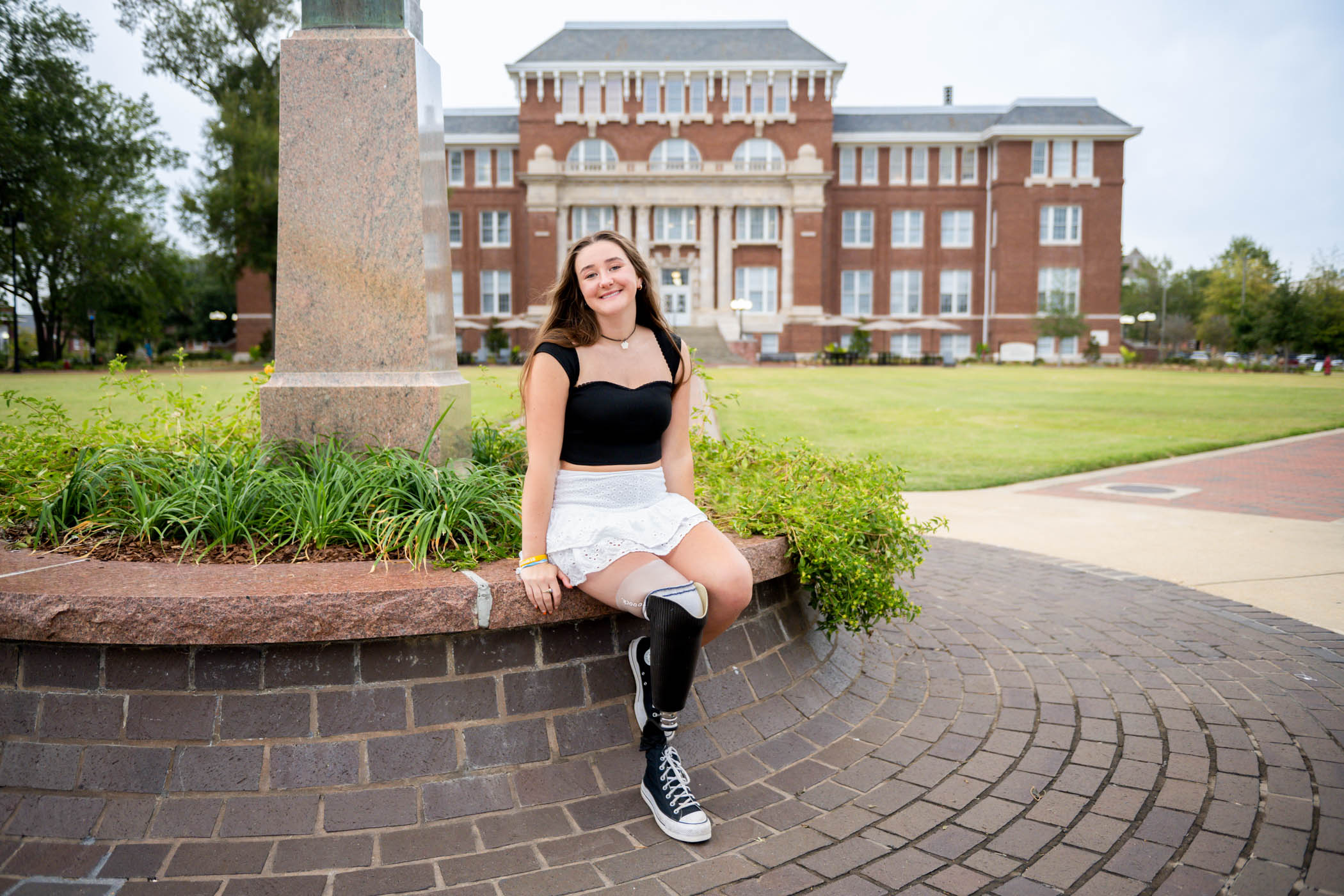 Isabel Marble, pictured on MSU&#039;s Drill Field.