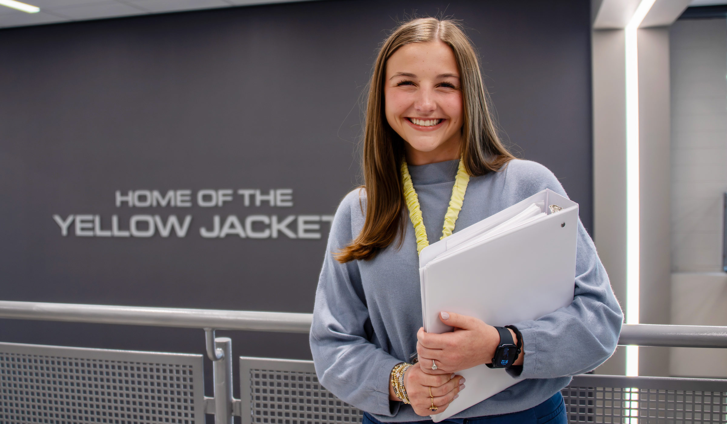 photo of a young woman in starkville's partnership  middle school