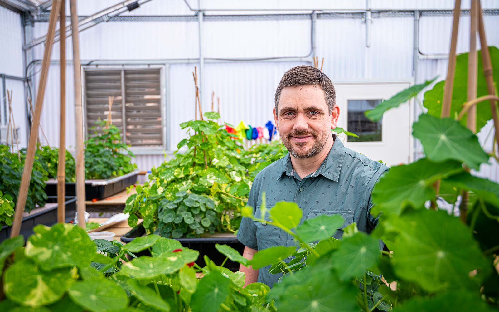 profile photo  of Shaun Broderick in front of plants