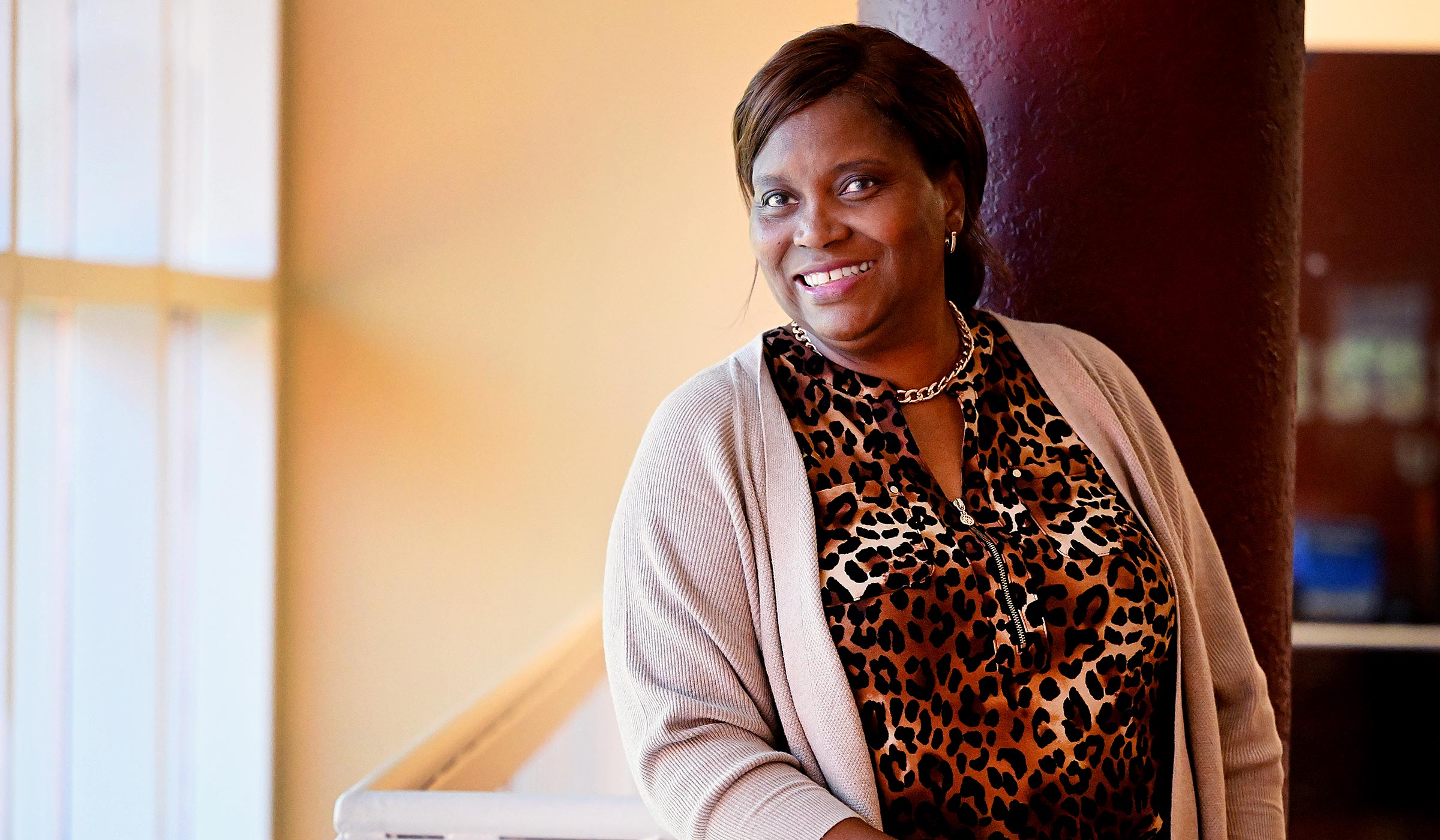 environmental portrait of Kathi Wilson