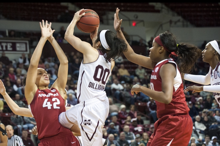 Women's Basketball Action vs Arkansas