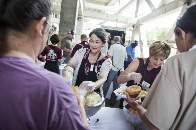 Staff Appreciation Day - Serving Up Lunch