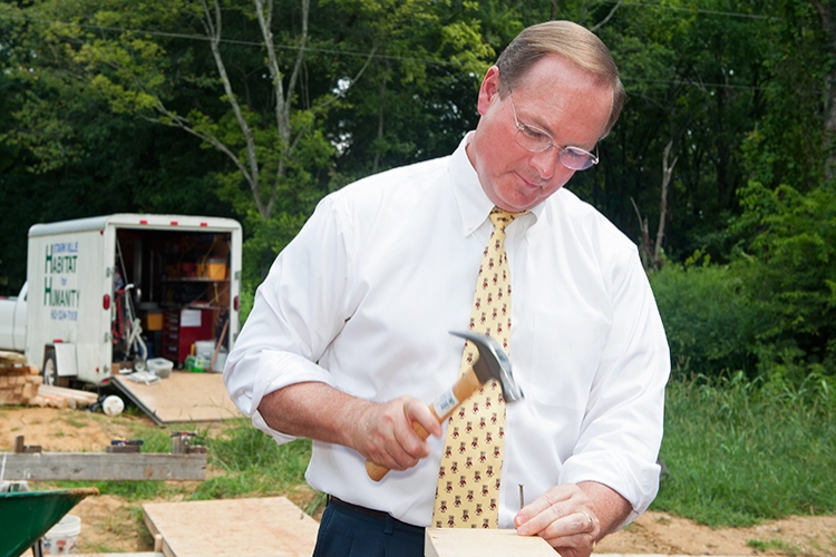 Habitat House First Nail