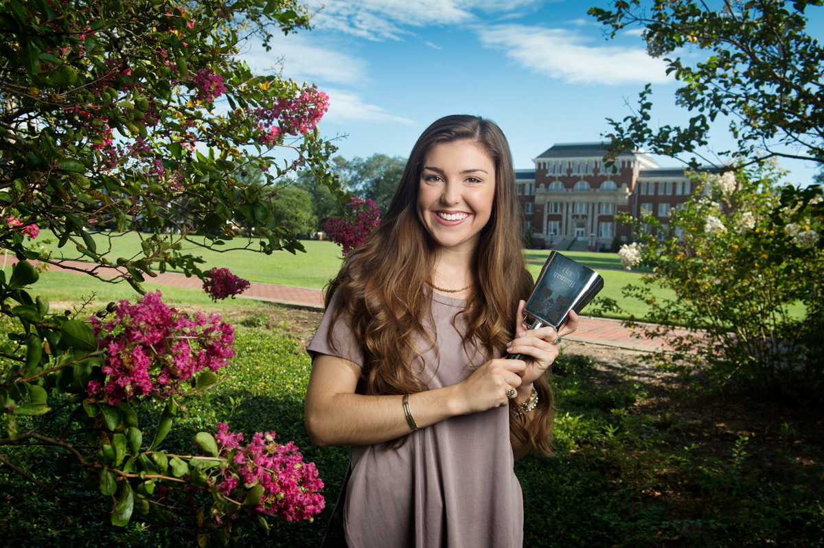 Hannah Bateman, pictured on the Mississippi State University campus.