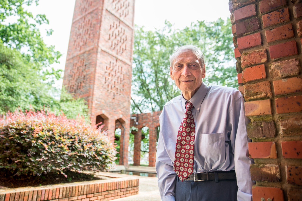 Charles Gardner visits the Chapel of Memories after years of not seeing the building he designed