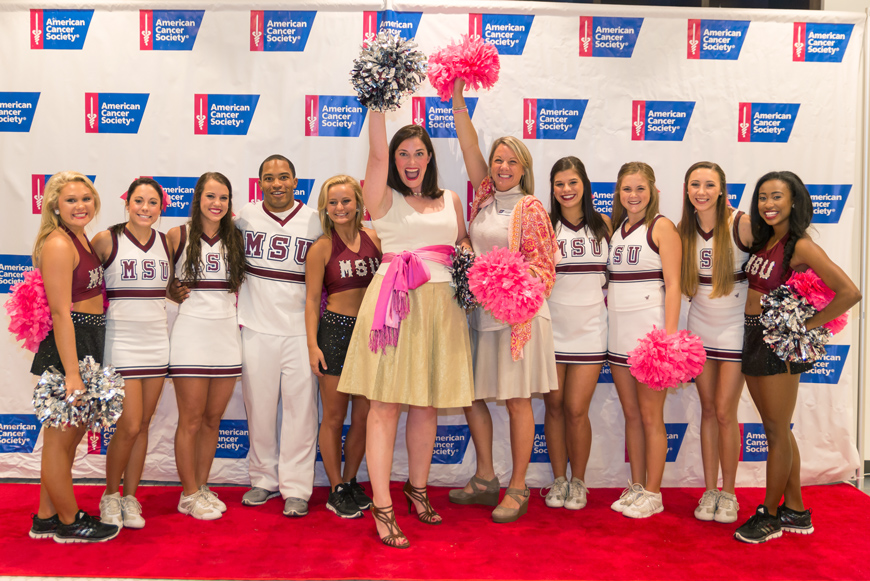 Cheerleaders Tackle Cancer