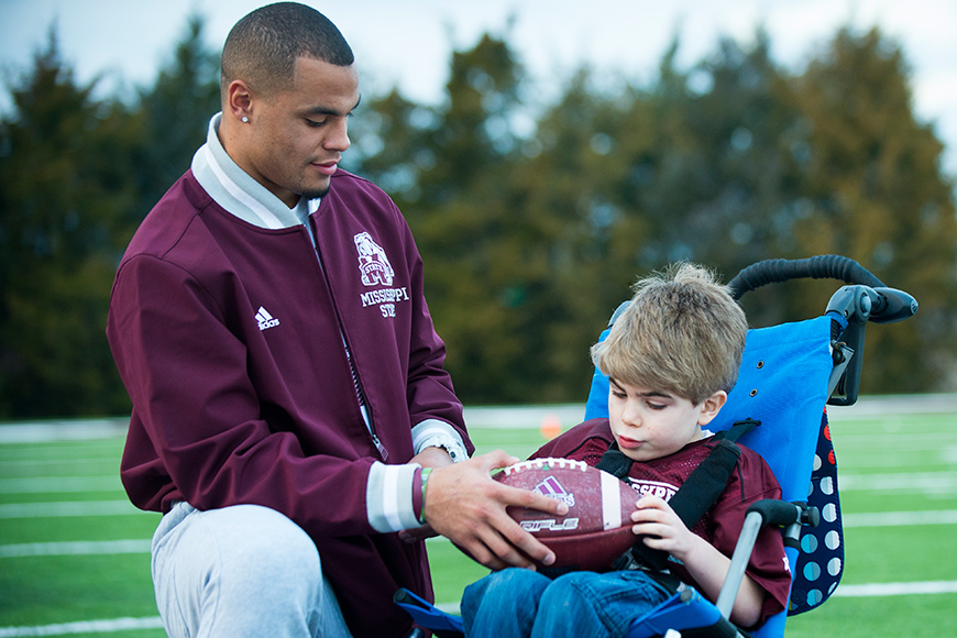 Dak Prescott with Quinn Gregory