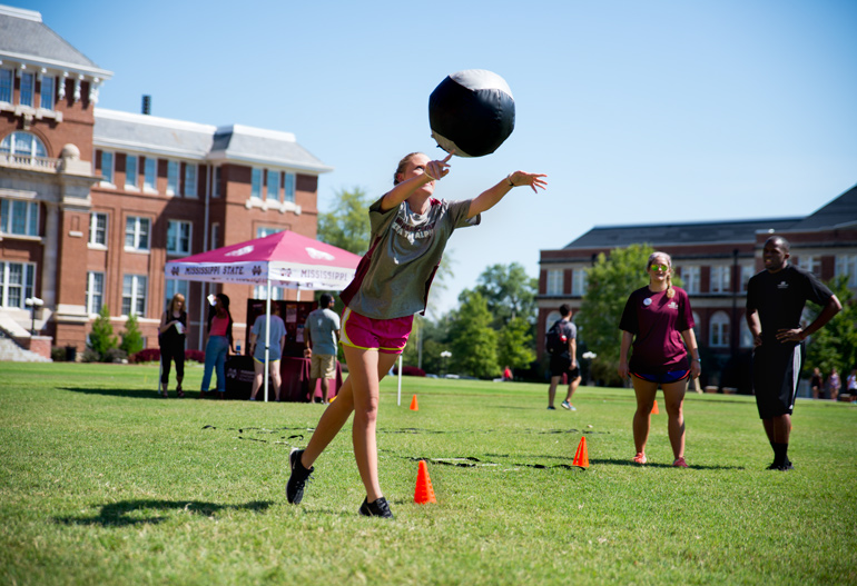 Fun Fitness and Nutrition Field Day on the Drill Field