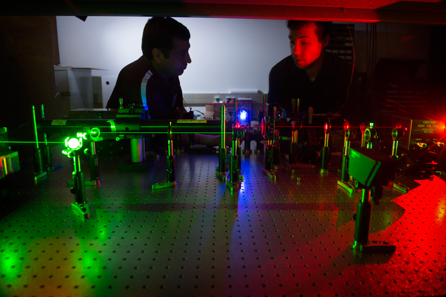Physics Laser Research by Professor Matthew Berg