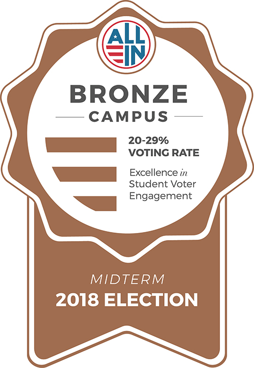 ALL IN Campus Democracy Challenge Bronze Seal