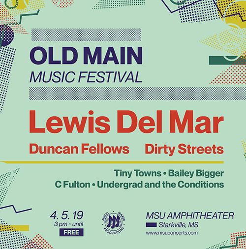 Music Maker Productions is presenting the Old Main Music Festival April 5 at the MSU Amphitheater on the university’s Starkville campus.