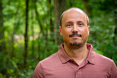 Bruno da Silva outside with trees in the background