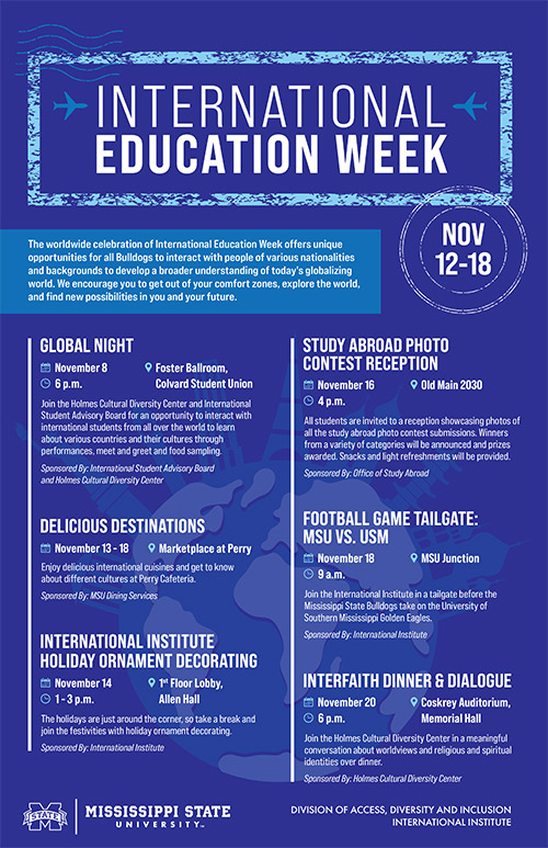 International Education Week promotional graphic
