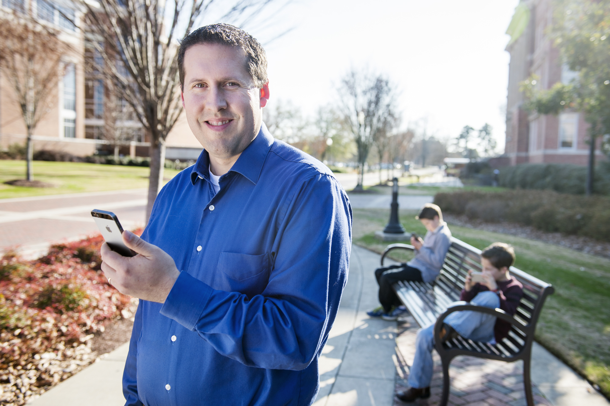 Rob Crossler, an assistant professor of information systems in Mississippi State University's College of Business, developed a new "PrivacyHelper" app to help iPhone users make informed choices about privacy settings.