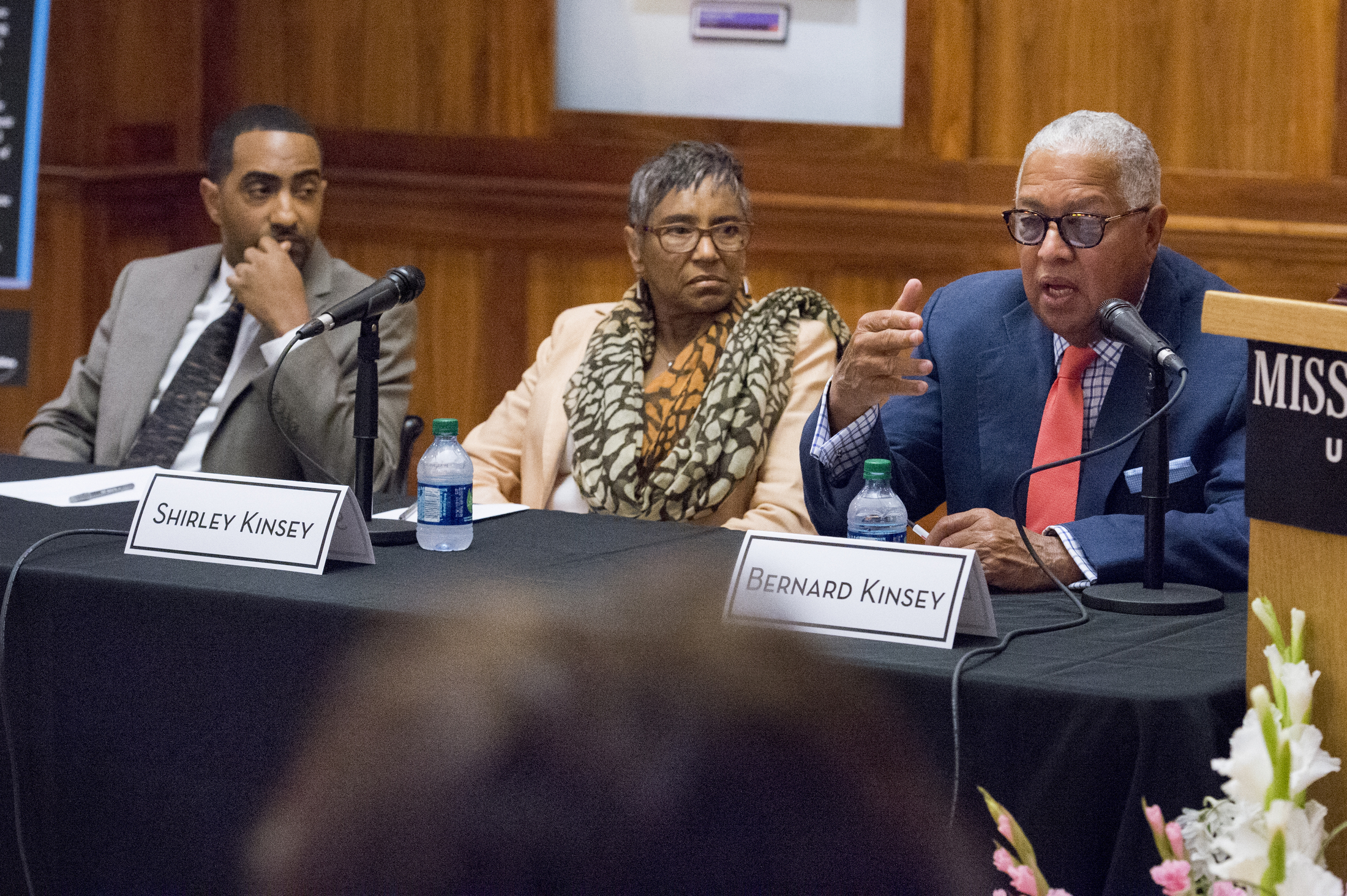 From left, Khalil, Shirley and Bernard Kinsey From left, Khalil, Shirley and Bernard Kinsey