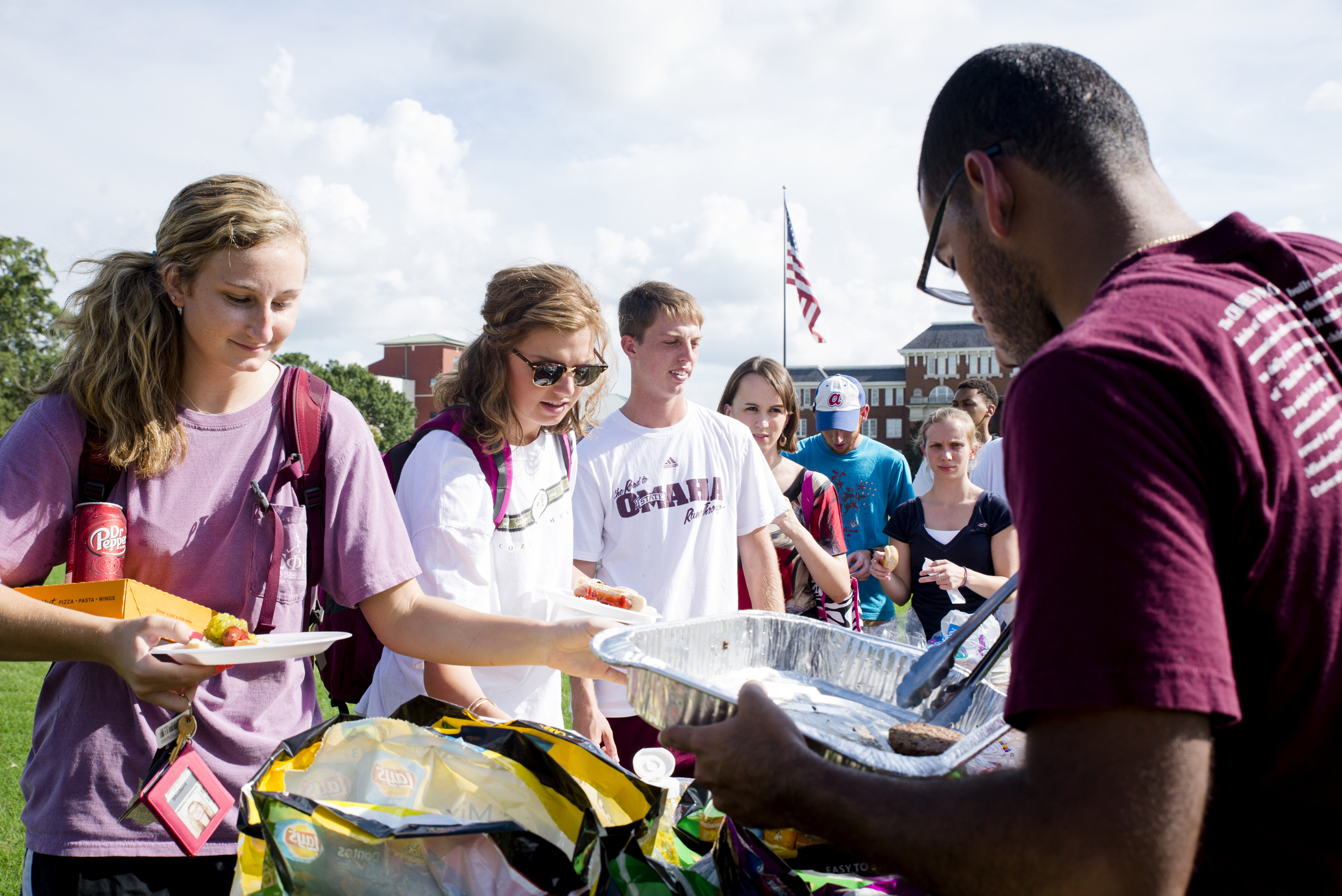 Free barbecue, pizza, smoothies, jambalaya, beignets and coffee and other goodies will be provided to incoming freshmen and transfer students next month during MSU's annual "Dawg Daze" welcome events.