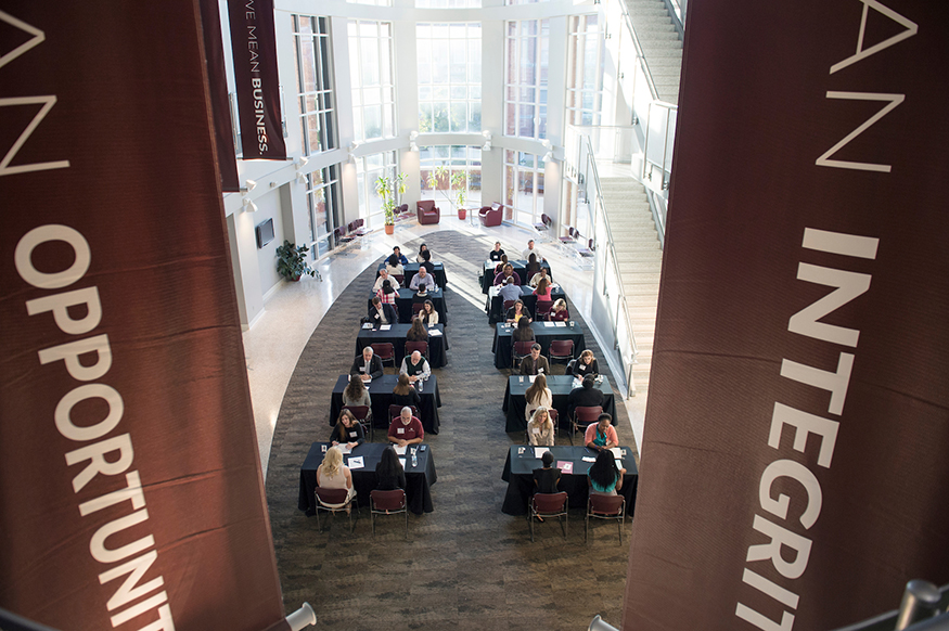Mississippi State University’s Richard C. Adkerson School of Accountancy, housed in McCool Hall, provides graduate and undergraduate programs that are among the top 20 in the south. (Photo by Megan Bean)