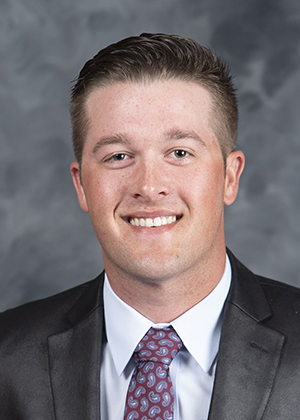 Studio portrait of MSU College of Veterinary Medicine student Alec Lucas