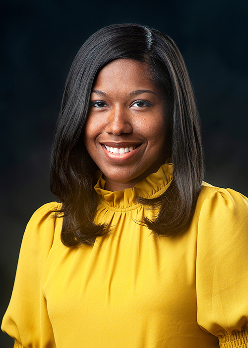 Studio portrait of Donielle Allen