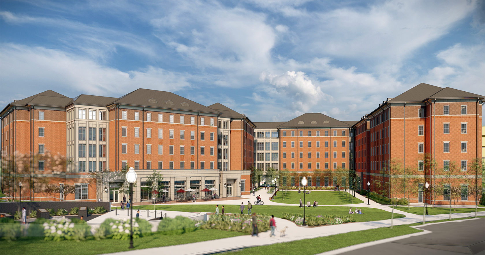 A rendering of Azalea Hall