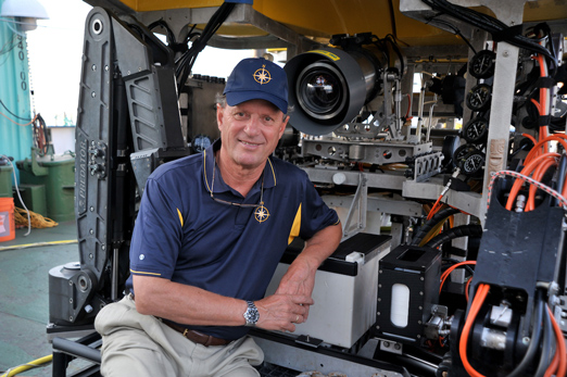 Undersea explorer Robert Ballard (photo submitted/Mal Ludgate ACS)