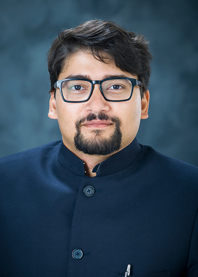 Studio portrait of Vasabjit Banerjee